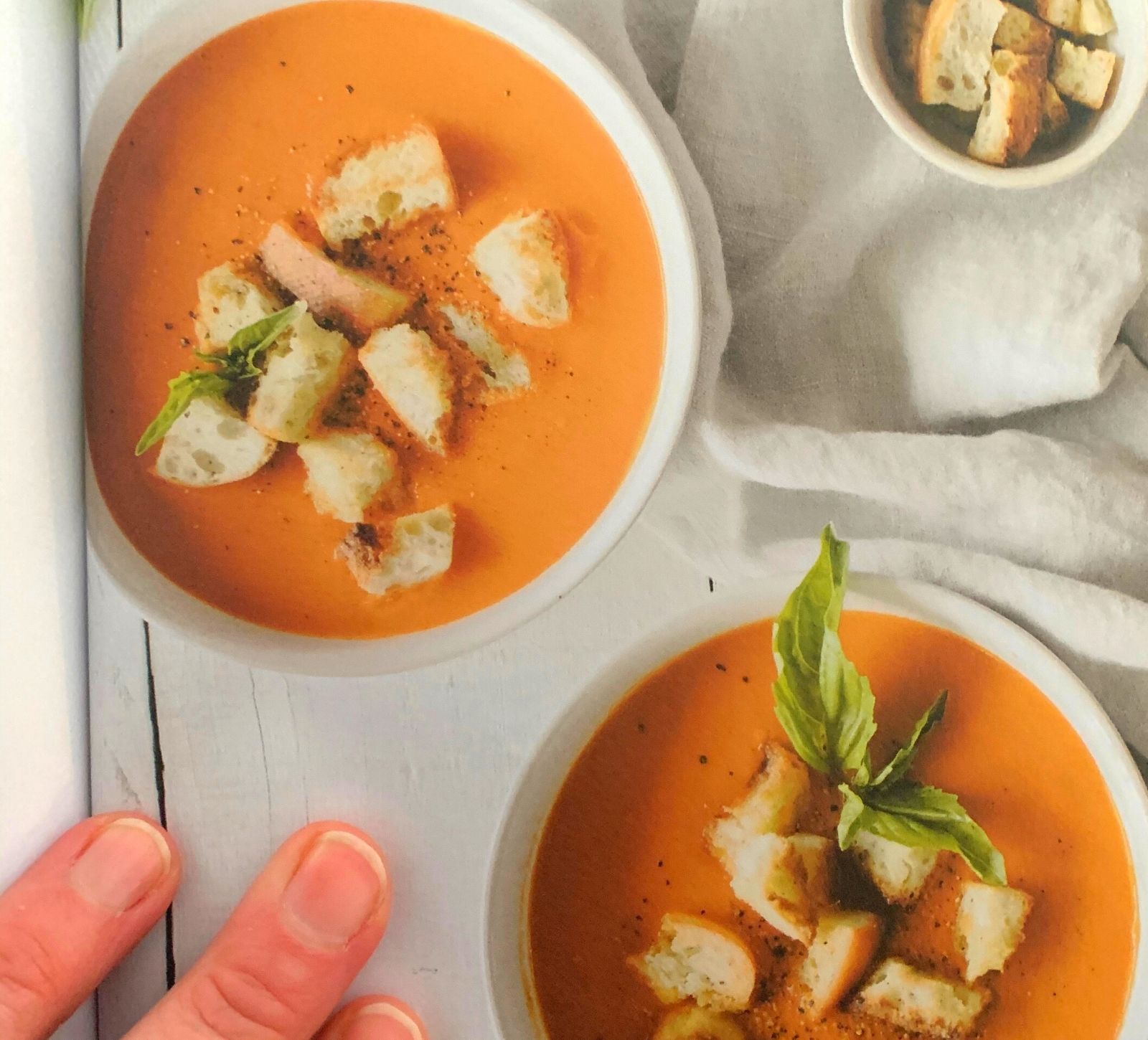 Kitchen Table CEOs Blog - Cozy Homemade Tomato Soup from the cookbook Fraiche Food, Full Hearts by Jillian Harris and Tori Wesszer