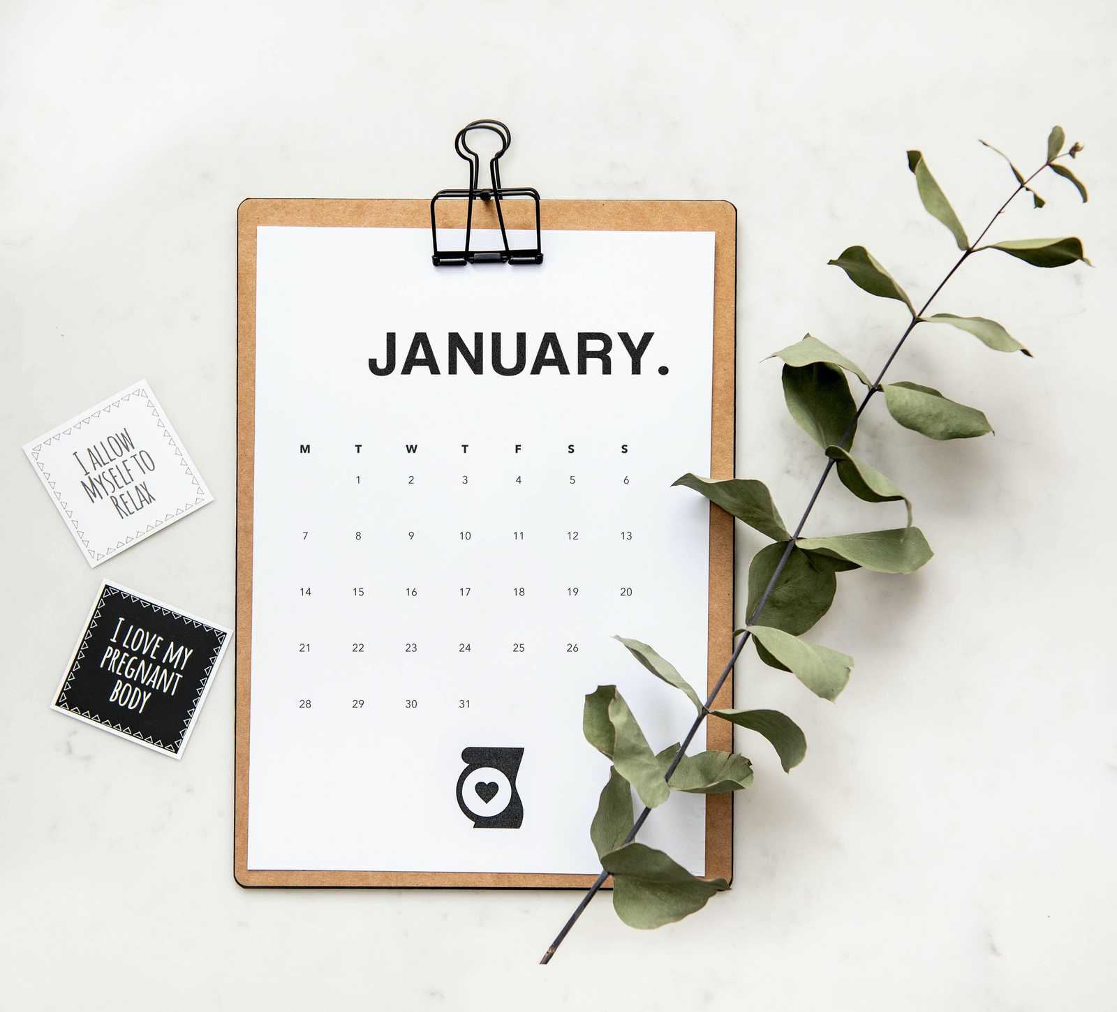 Kitchen Table CEOs Blog 10 Social Media Post Ideas for January - Calendar of January